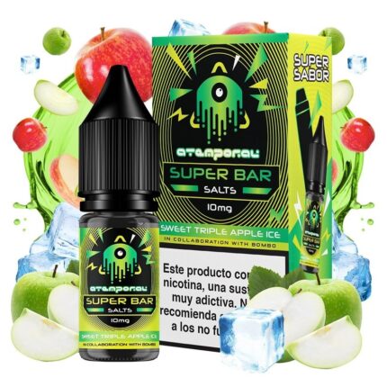 ATEMPORAL SUPER BAR SALT TRIPLE APPLE ICE 10MG 10M