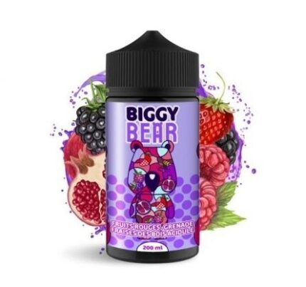 BIGGY BEAR FRUTOS ROJOS/GRANADA/FRESA 0% NIC.200ML