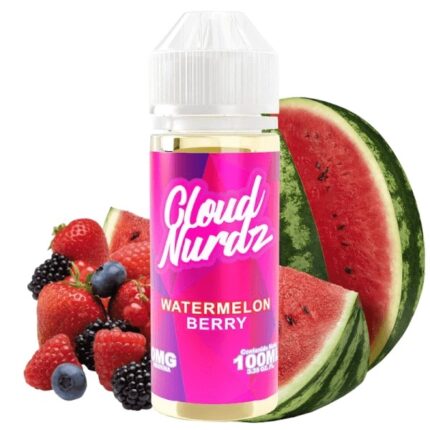 CLOUD NURDZ WATERMELON BERRY 0  NIC  100ML 