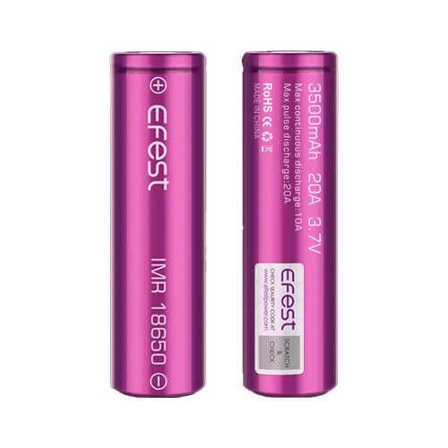 EFEST-BATERIA-IMR-18650-3.500MAH-20A.jpg EFEST BATERIA IMR 18650 3.500MAH 20A - Imagen 1