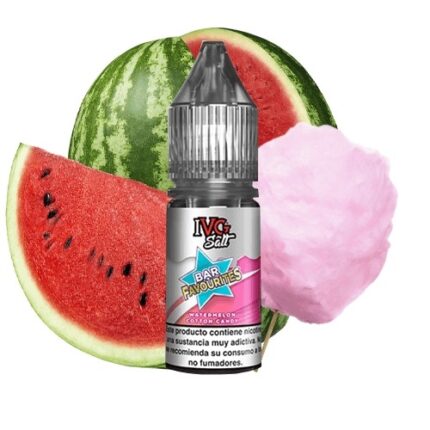 IVG SALT WATERMELON COTTON CANDY 10MG. 10ML.