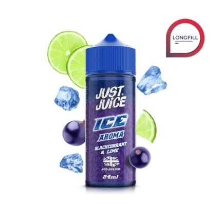 JUST JUICE AROMA BLACKCURRANT LIME ICE 24ML   LF 