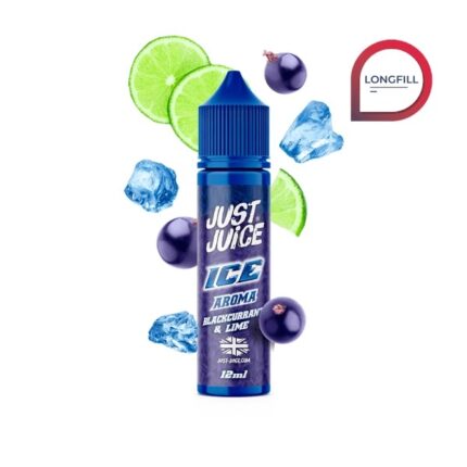 JUST JUICE AROMA ICE BLACKCURRANT LIME 12ML   LF 