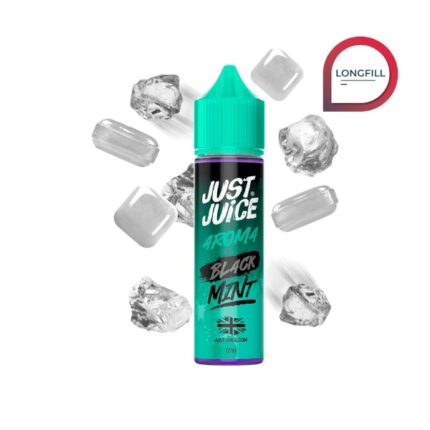 JUST JUICE AROMA MINT RANGE BLACK 12ML   LF