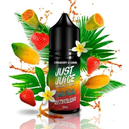 JUST JUICE AROMA STRAWBERRY CURUBA 30ML.