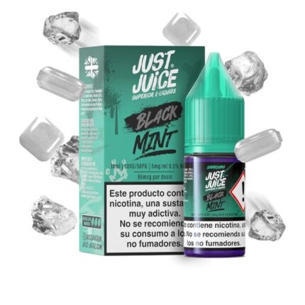 JUST JUICE SALT BLACK MINT 05MG  10ML