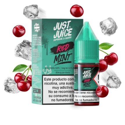 JUST JUICE SALT RED MINT 05MG  10ML 