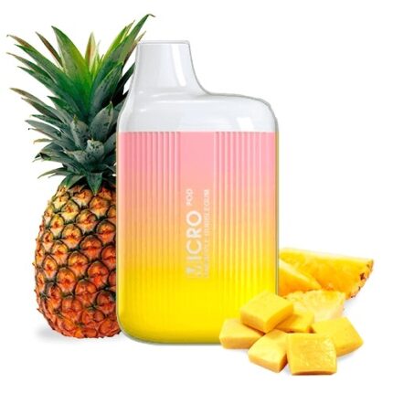 MICRO POD 600 PUFF PINEAPPLE BUBBLEGUM 20MG 