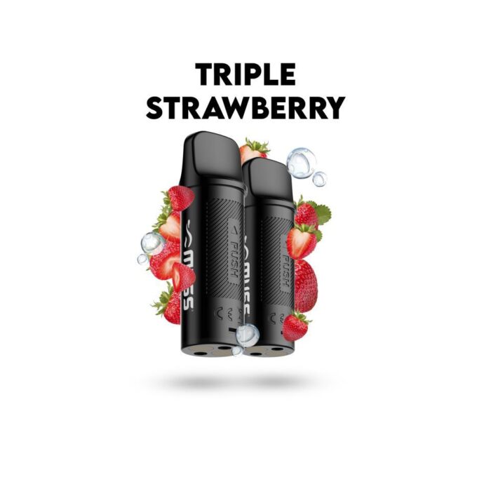 MUSS RECARGA TRIPLE STRAWBERRY 20MG  2ML  PACK-2