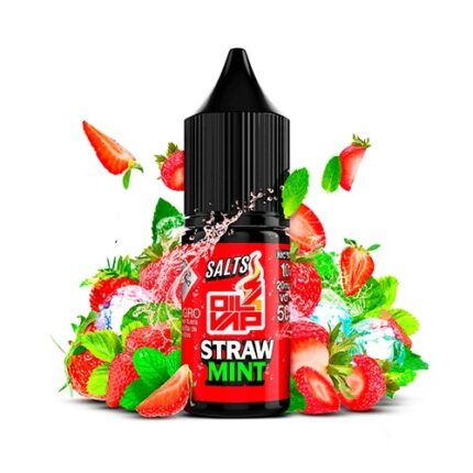 OIL4VAP SALT STRAWBERRY MINT 10MG. 10ML.