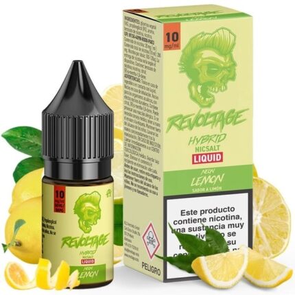 REVOLTAGE HYBRID SALT NEON LEMON 10MG  10ML 