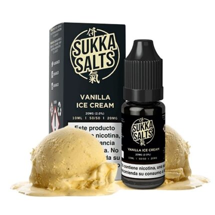 SUKKA SALT VAINILLA ICE CREAM 20MG  10ML 
