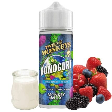 TWELVE MONKEYS BONOGURT 0  NIC  100ML 