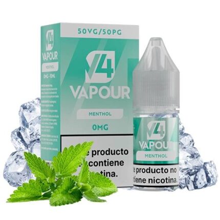 V4 VAPOUR MENTHOL 0MG  10ML 