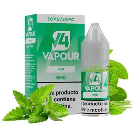 V4 VAPOUR MINT 0MG  10ML 