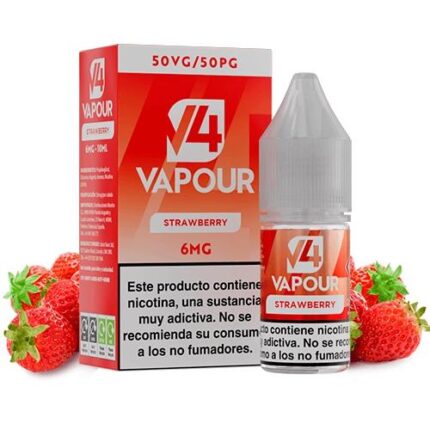 V4 VAPOUR STRAWBERRY 06MG  10ML 