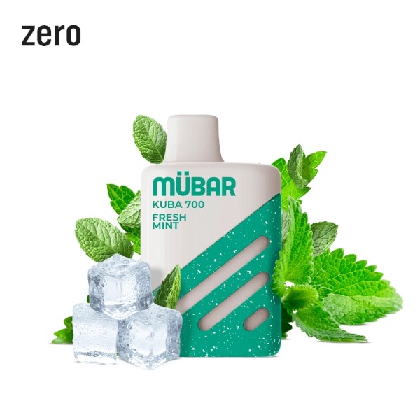 mubar-kuba-700-disposable-fresh-mint-0mg MÜBAR KUBA 700 DESECHABLE FRESH MINT ZERO - Imagen 1