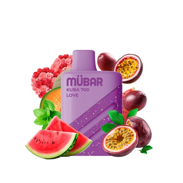 mubar-kuba-700-disposable-love-20mg MÜBAR KUBA 700 DESECHABLE LOVE 20mg. - Imagen 1