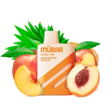 MÜBAR KUBA 700 DESECHABLE PINEAPPLE PEACH 20MG.