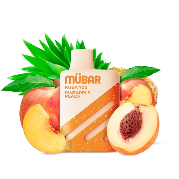 mubar-kuba-700-disposable-pineapple-peach-20mg MÜBAR KUBA 700 DESECHABLE PINEAPPLE PEACH 20MG. - Imagen 1